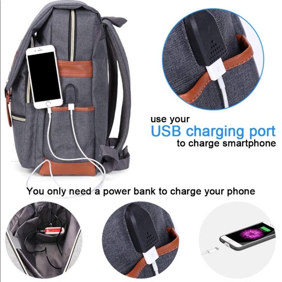 Modoker Dark Grey Backpack - Picture 2 of 4